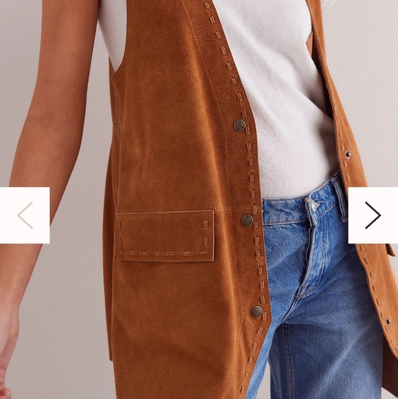 We The Free Low Rider Suede Vest - Picture 2 of 14